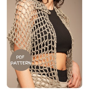 Crochet Pattern Mesh Top | PDF Pattern