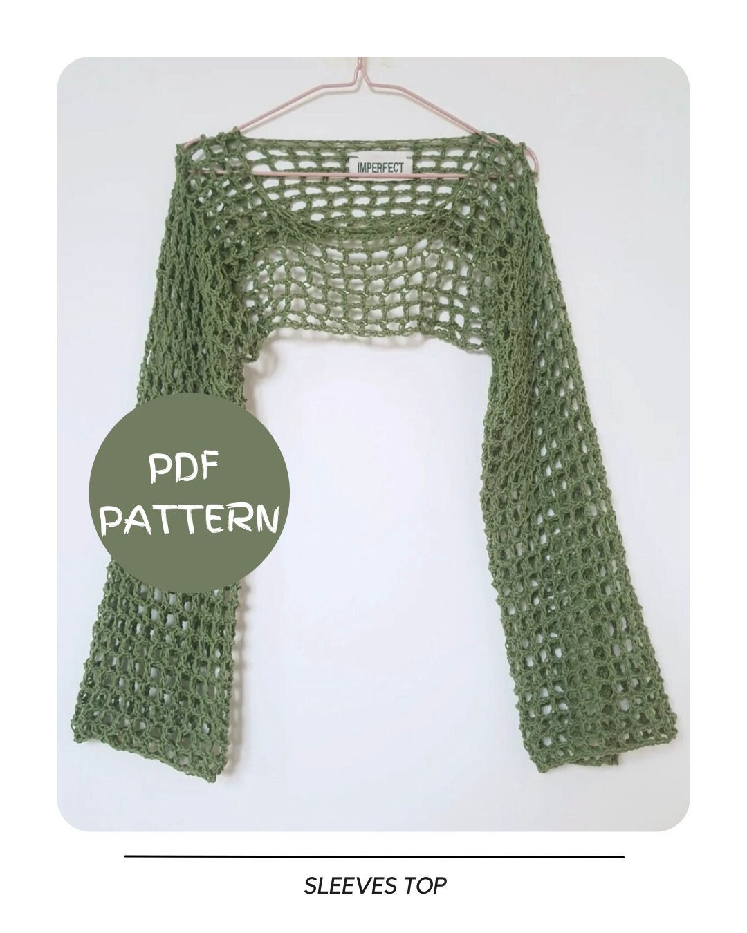 Crochet Sleeves All Size, Mesh Sleeves, Best Pattern for Shrug, PDF ...