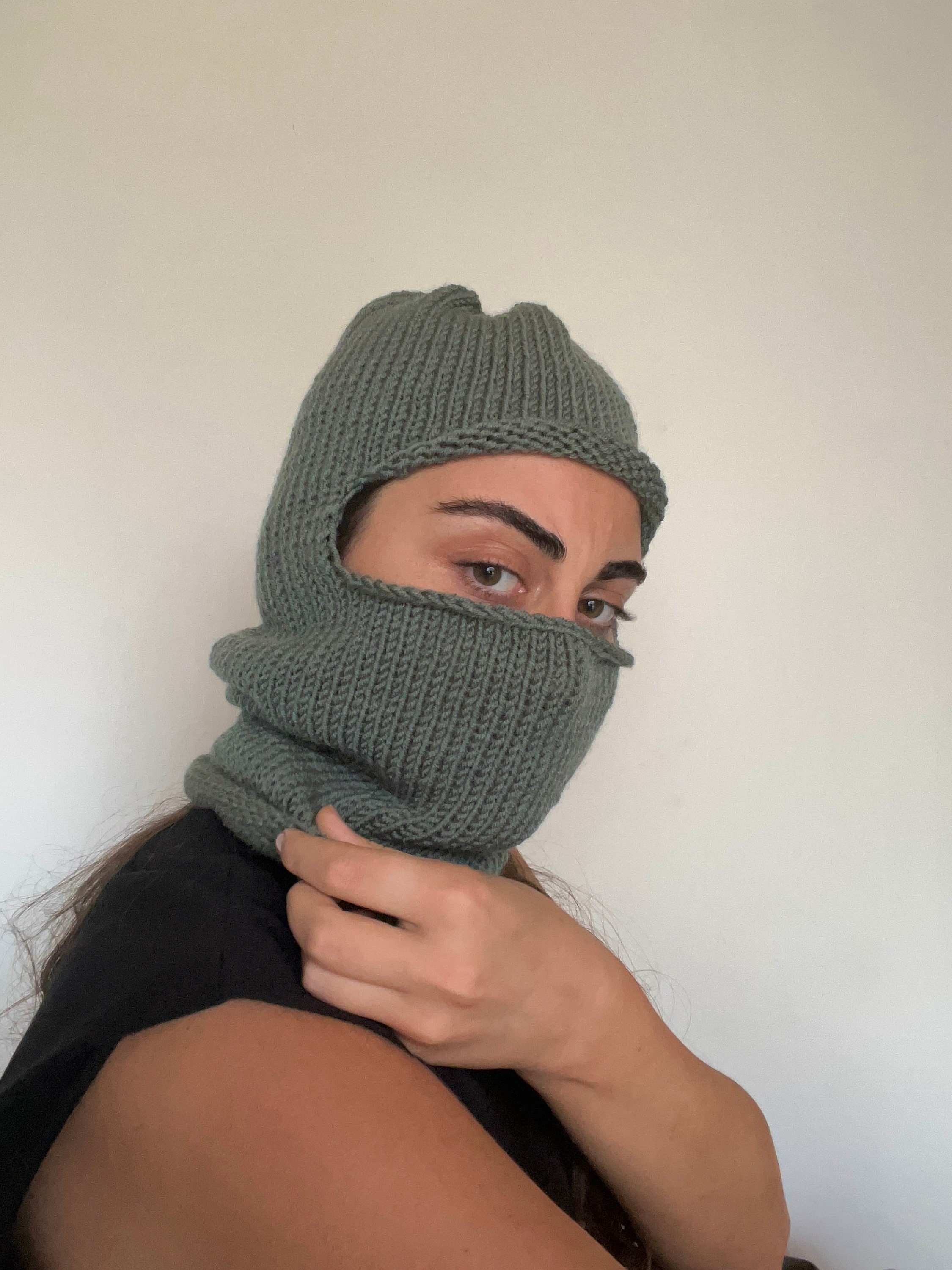 Balaclava Knit Winter Ski Mask Knit Balaclavas 2023 Winter Etsy