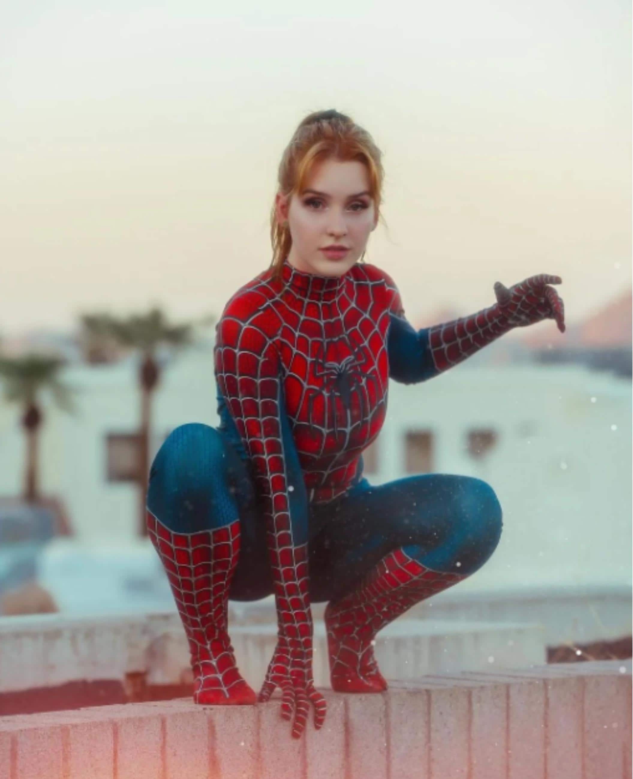 Spider Girl Traje De BaÃ±o Spiderman Mujer Spiderwoman Cosplay España