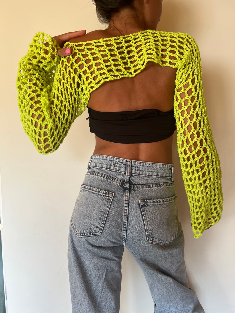 Crochet Sleeves All Size Mesh Sleeves Best Pattern for Etsy