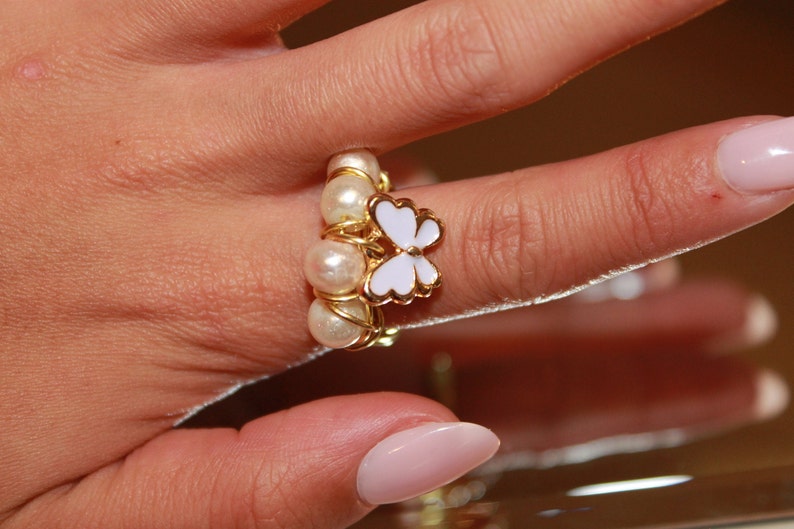 Pearl Butterfly Jewelry Set