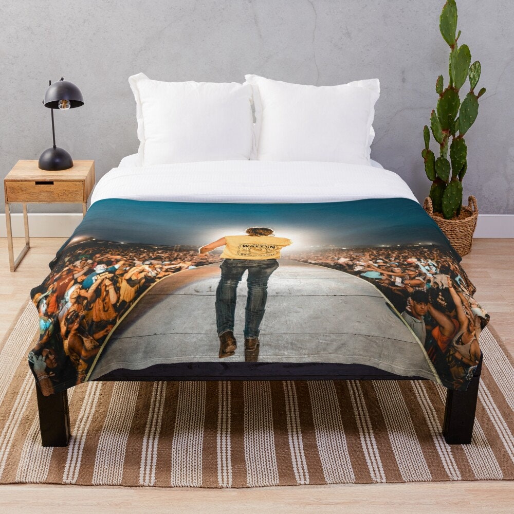 Wallen concert Throw Blanket Etsy