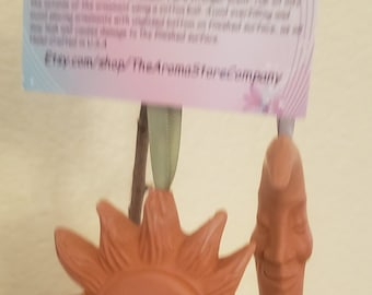 Terra Cotta Sun & Moon Oil Diffuser, Hand-Crafted Ornament