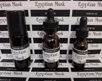 Egyptian Musk Body Perfume Oil, Uncut & Full Strength