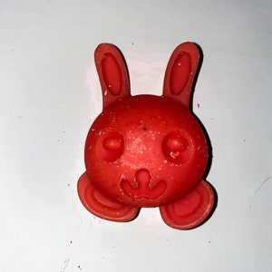 Cera de rosto de coelho com aroma de framboesa derrete