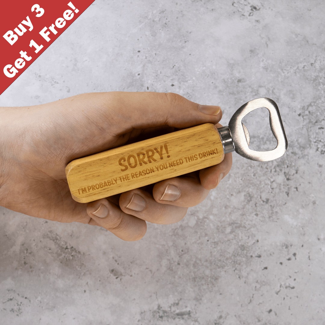 Personalised Bottle Opener Funny Joke Gift Need This Drink Etsy UK