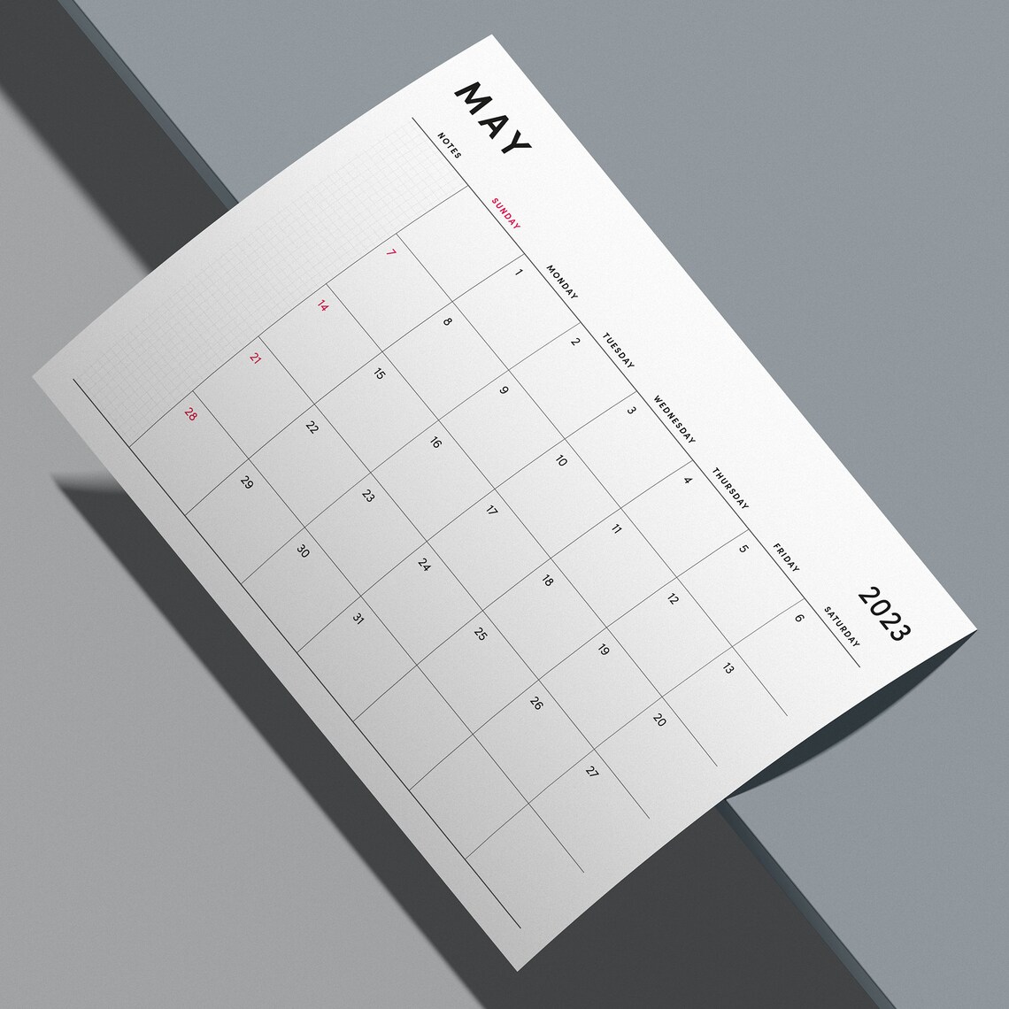 Printable 2023 Monthly Planner Printable 2023 Calendar Etsy