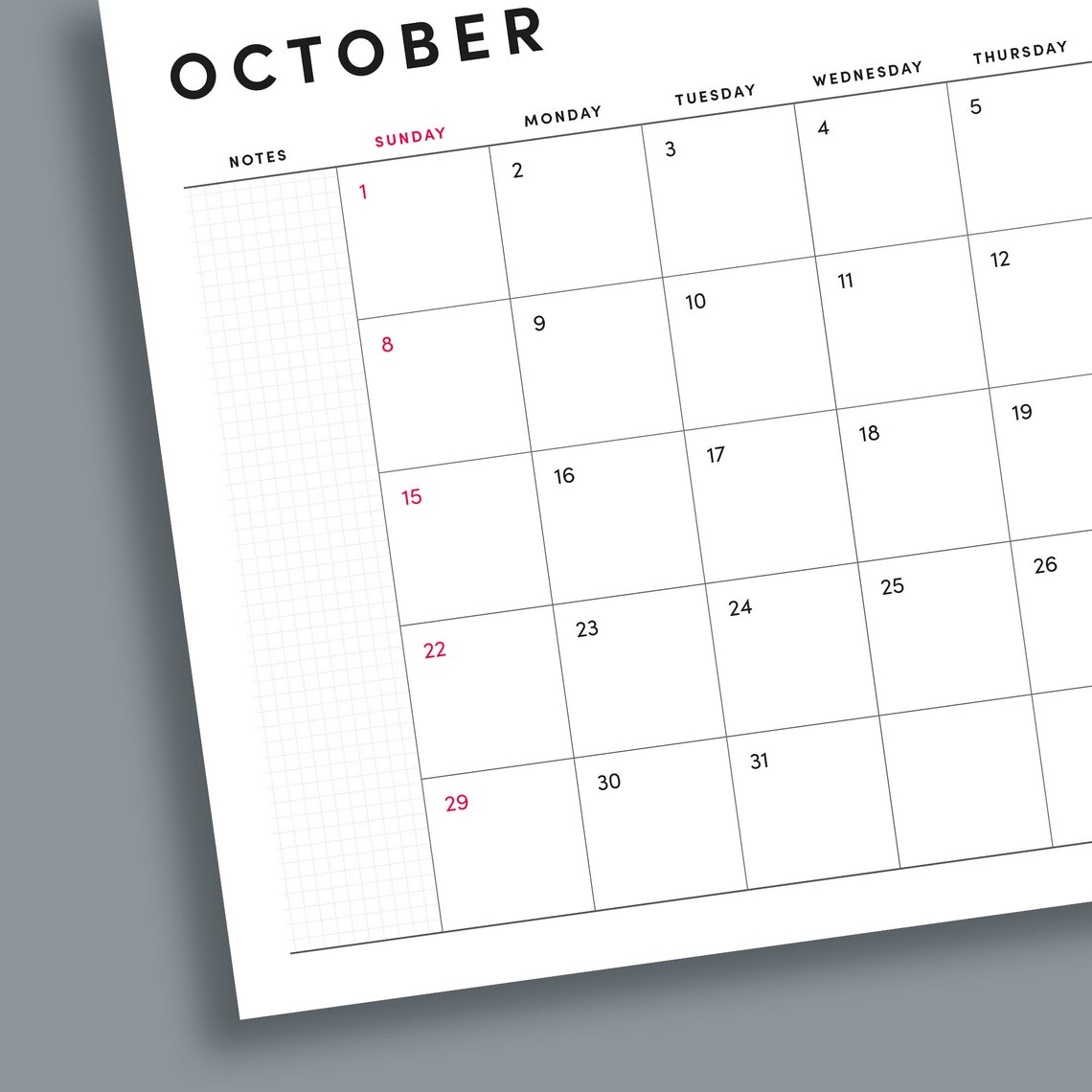 Printable 2023 Monthly Planner Printable 2023 Calendar Etsy