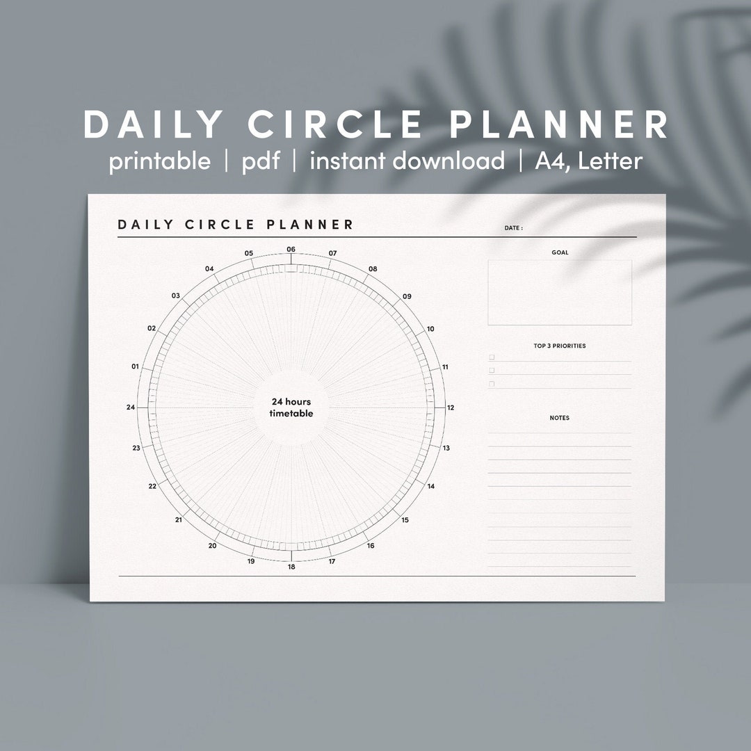 daily-planner-printable-circle-planner-daily-timetable-time-planner-printable-circle-planner-instant-download-pdf-a4-letter-digital-etsy