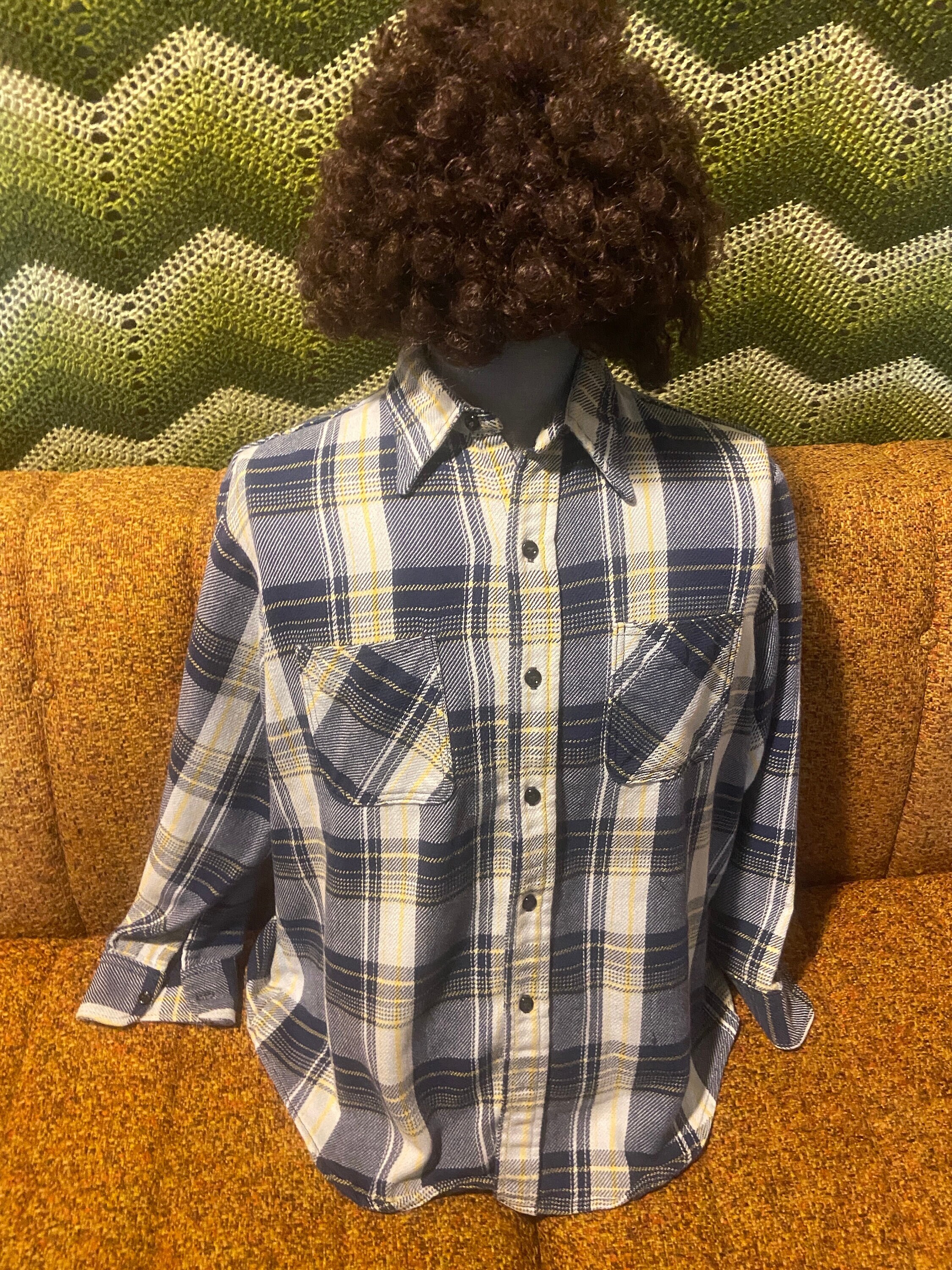 vintage 70s JC Penney plaid shirt – 86 Vintage