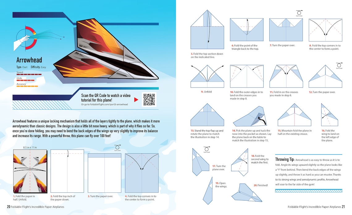 Paper Plane Instructions.pdf Foldable Flight's Incredible Paper Airplanes — step-by-step ...