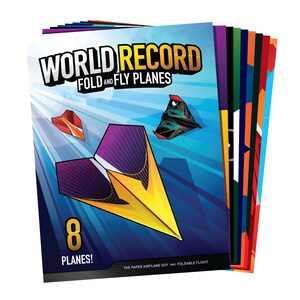 World Record Fold and Fly Planes — Illustrated Folding Paper and Video Tutorials for the BEST Paper Airplanes