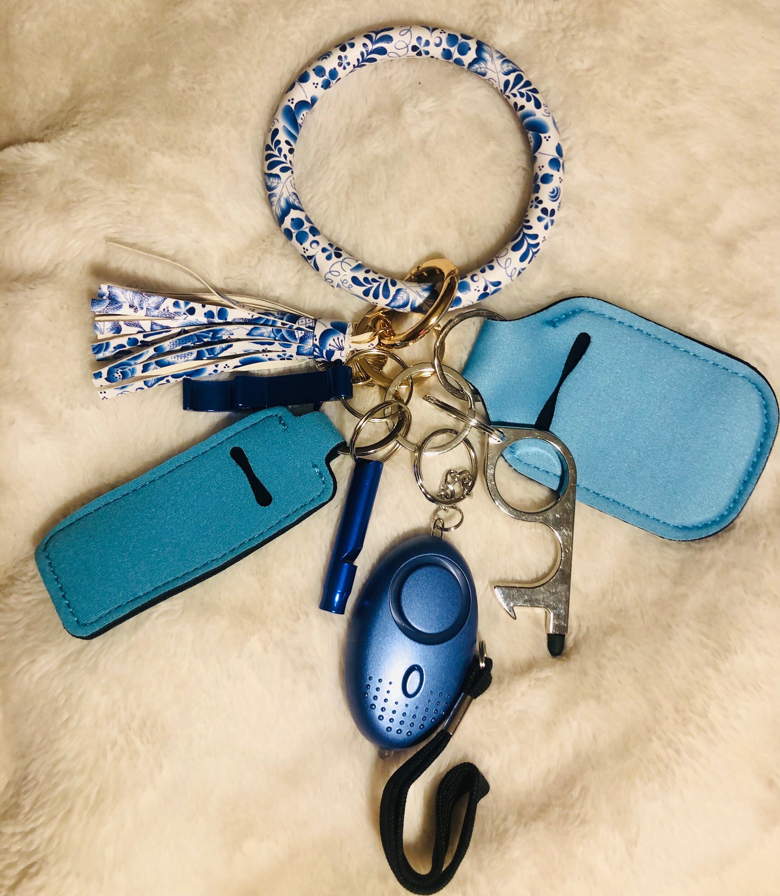 Safety Keychain for self alarm Keychain college protection Etsy