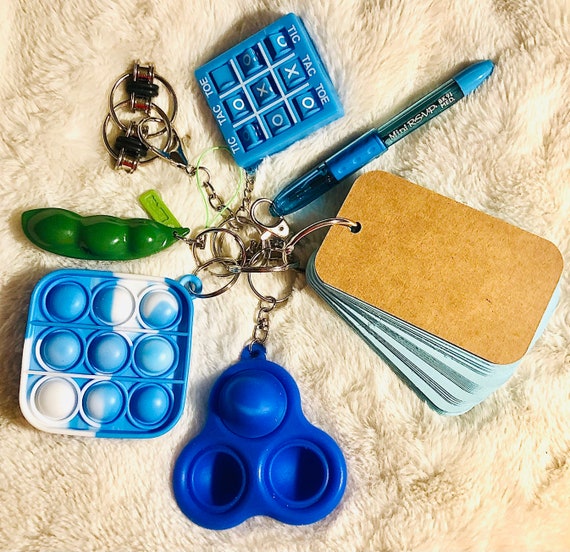 Fidget Keychain fidget key ring sensory toy Fidget toyself Etsy
