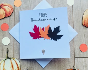 Thanksgiving pumpkin fall Halloween card