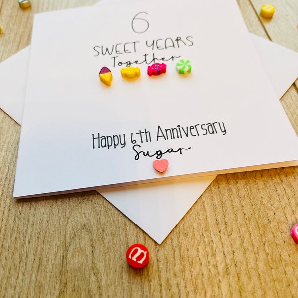 Sugar Anniversary Etsy UK