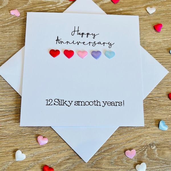 結婚12周年記念カード