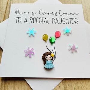 Carte de Noël fille