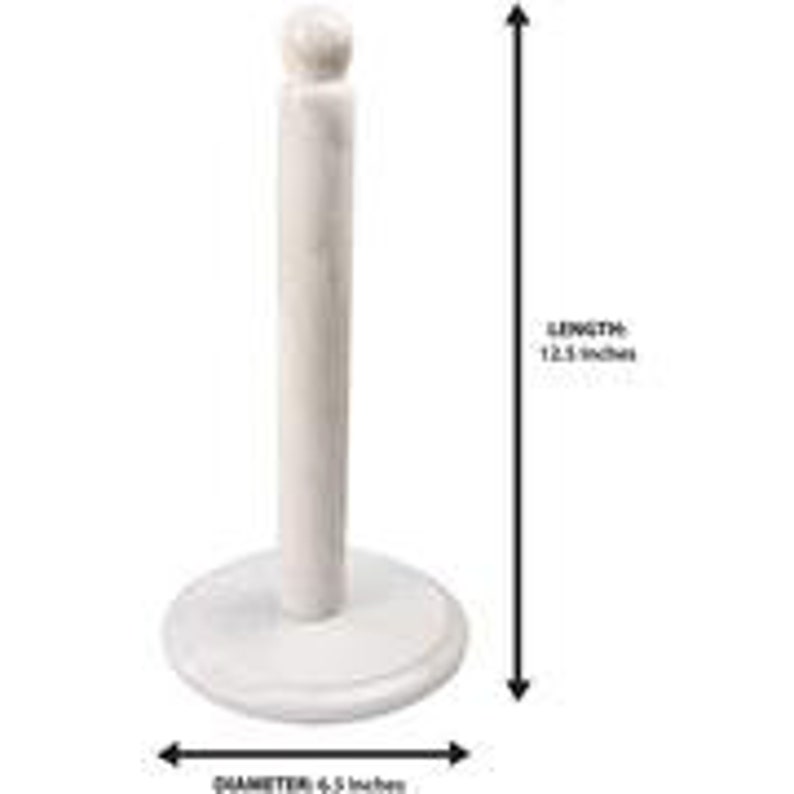 Marble Paper Towel Holder Handmade Rack Holder Natural Marble Kitchen Towels Holder Handmade Natural Stone Hand Carved image 3