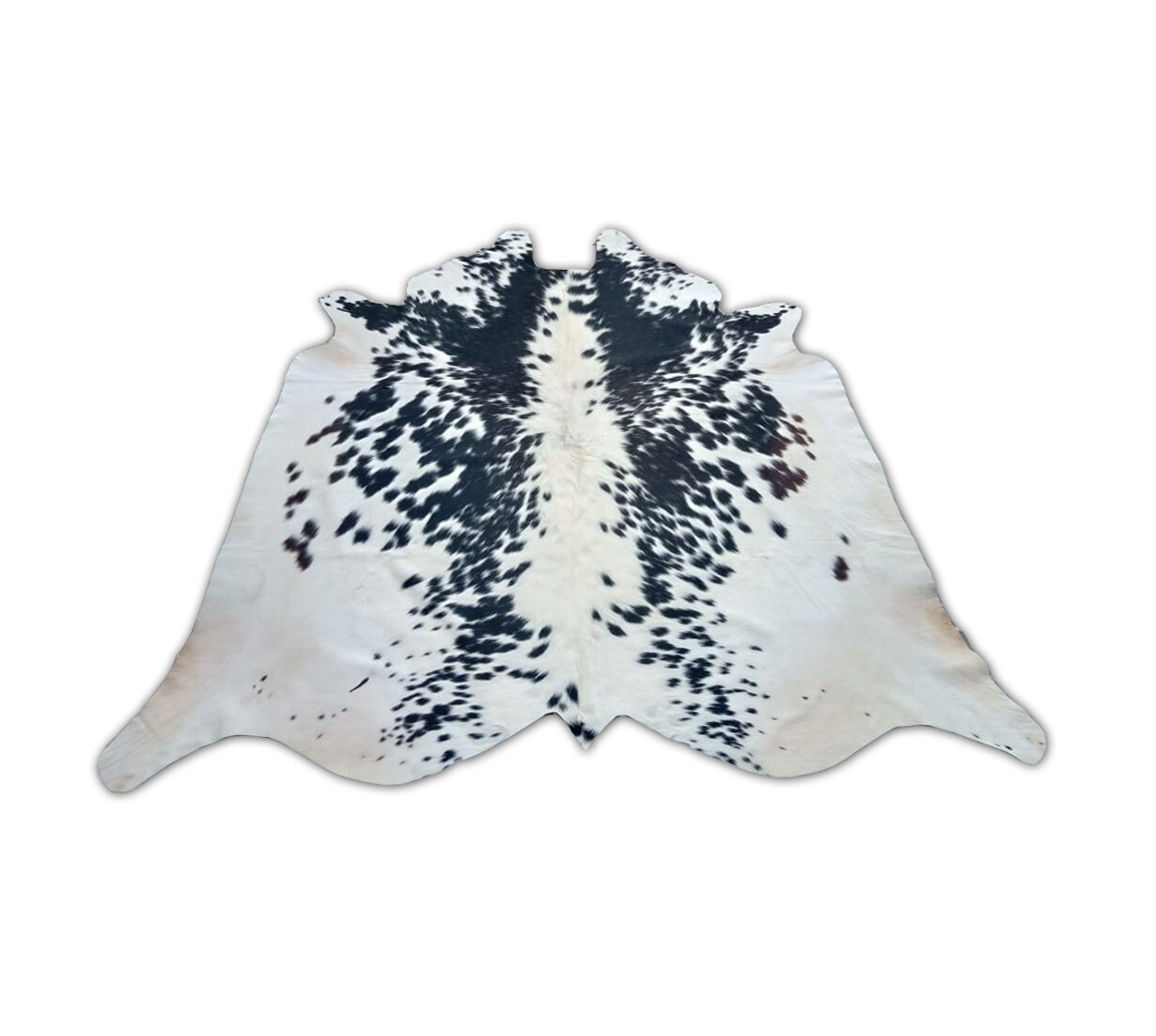 Black And White Cowhide Rug Large Cowhide rug Cow skin rug Etsy