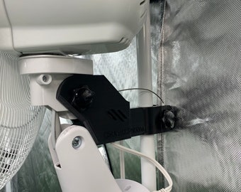 Supherb Fan Mount™ Model 2 | For 16" and 12" Hurricane Wall Fans | Grow Tent Pole Fan Mount | Pole Fan Holder | Grow Tent Pole Fan Mount