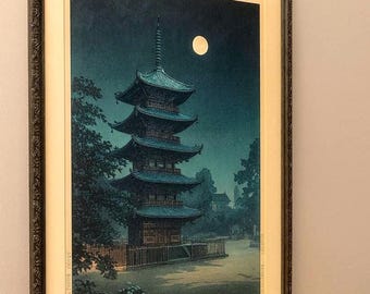 Ueno Park Japan Print, Tsuchiya Koitsu Inspired Asian Art - Etsy
