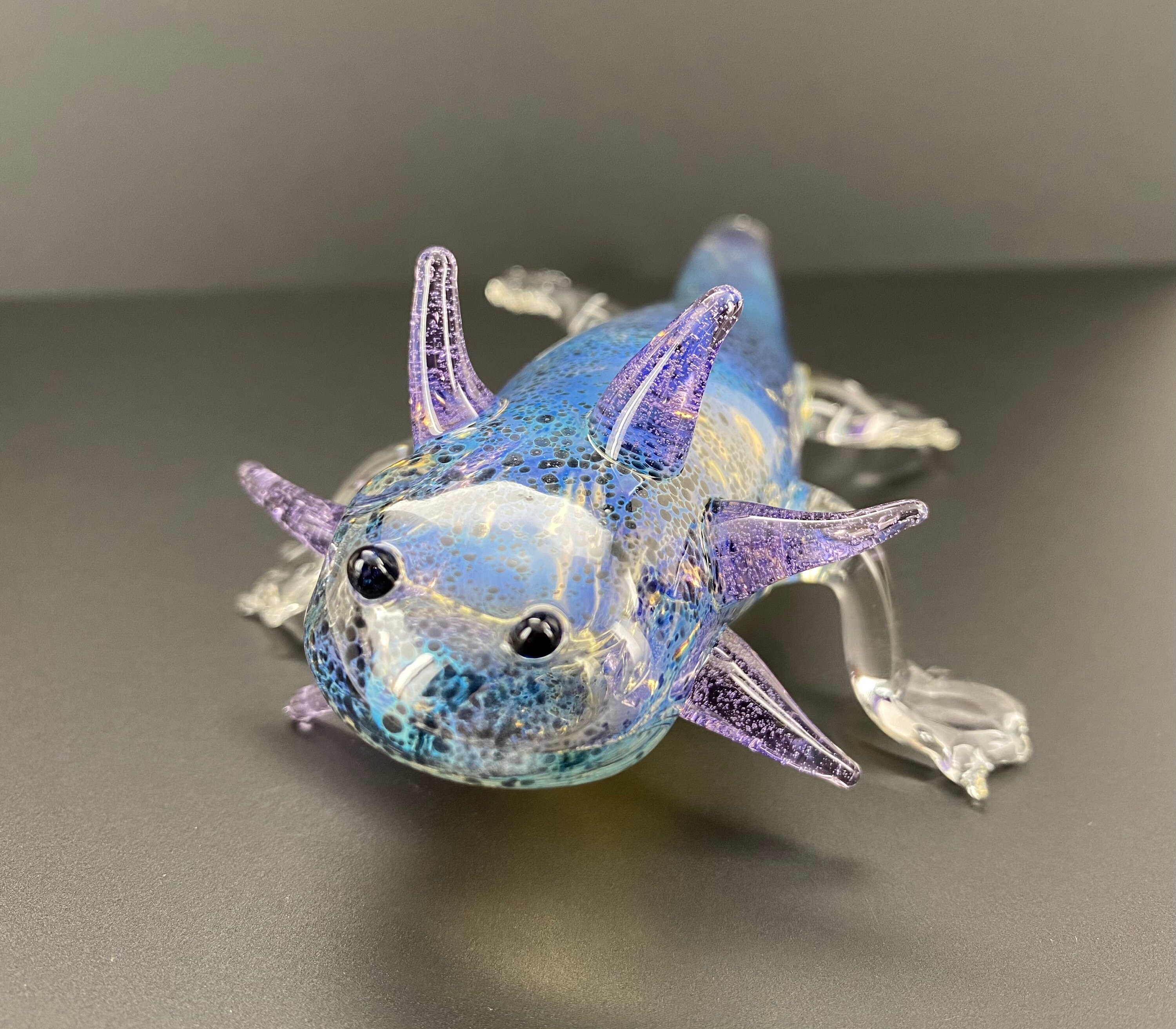 Axolotl Pipe Friend Mudpuppy Bowl Cute Adorable Hand blown Etsy