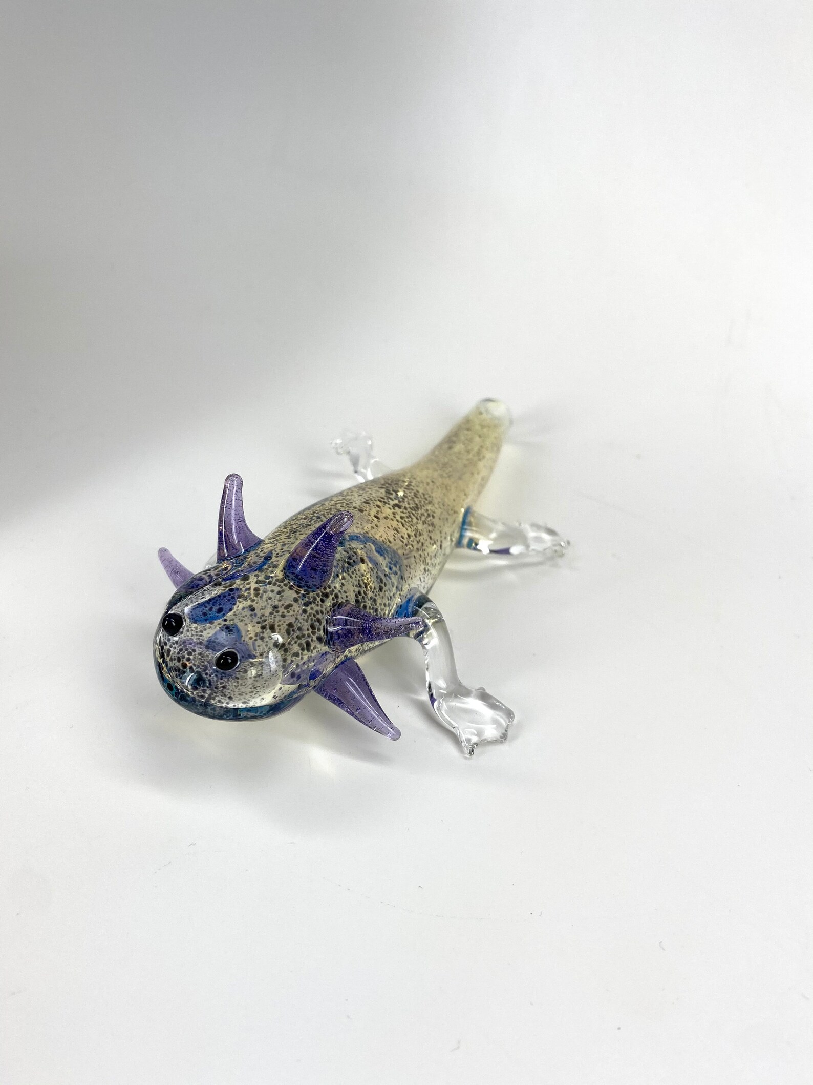 Axolotl Pipe Friend Mudpuppy Bowl Cute Adorable Hand blown Etsy