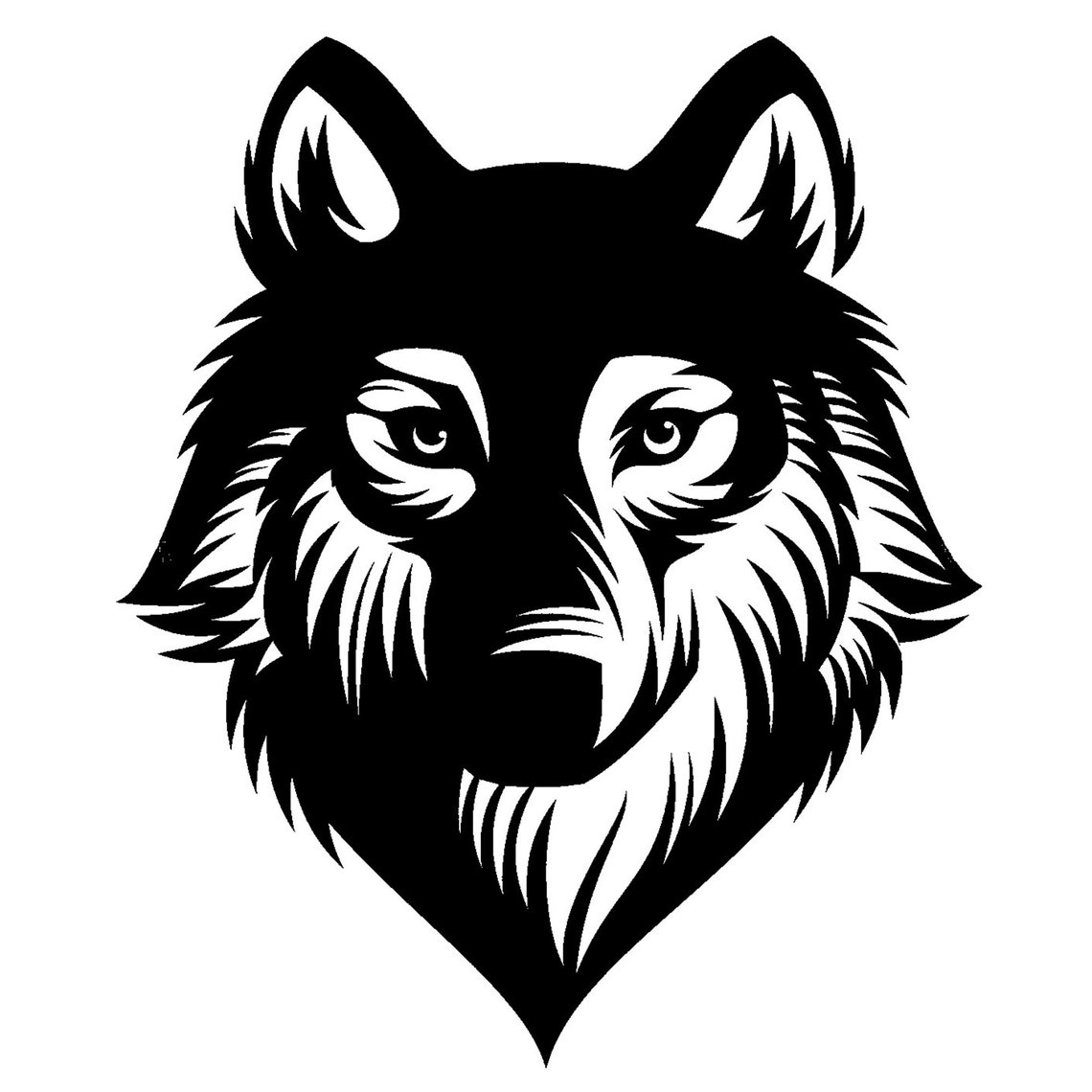 Laser Cutting Wolf Cdr Ai Dxf Eps Pdf SVG Cricut Etsy
