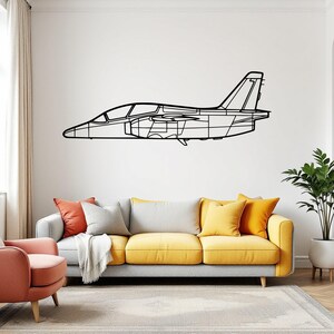 S-211 Aircraft Silhouette Wall Art, Airplane & Helicopter Metal Decor, Gift For Pilot, Plane Wall Art, Aviation Decor