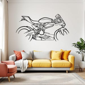 899 Panigale Motorcycle Silhouette Wall Art, Metal Wall Decor, Gift For Motorcycle Lovers, Motorcycle Gift For Him, Birthday Gift