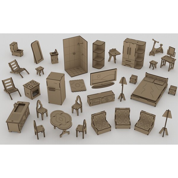 Dollhouse Furniture Etsy