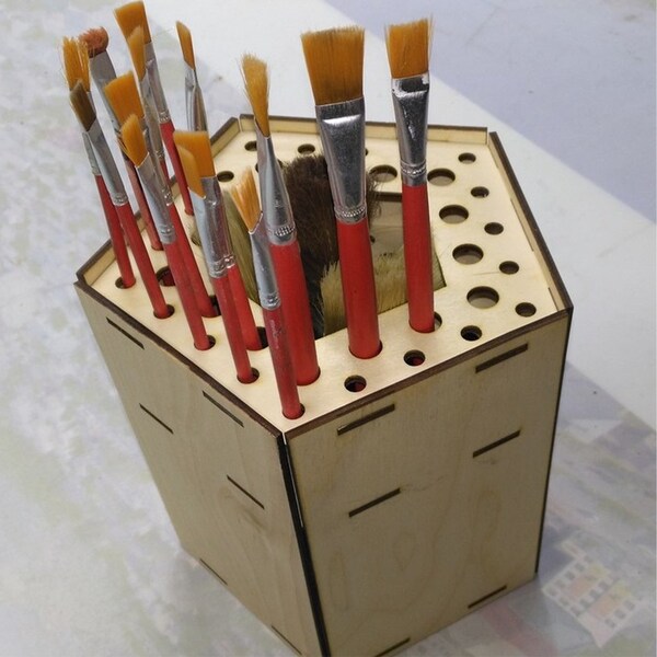 Paint Brush Holder Etsy