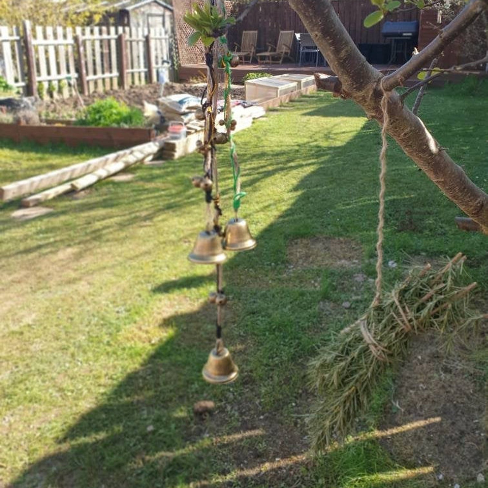 Witches Bells Witch Bells Wind Chimes Garden Chimes Garden Etsy UK