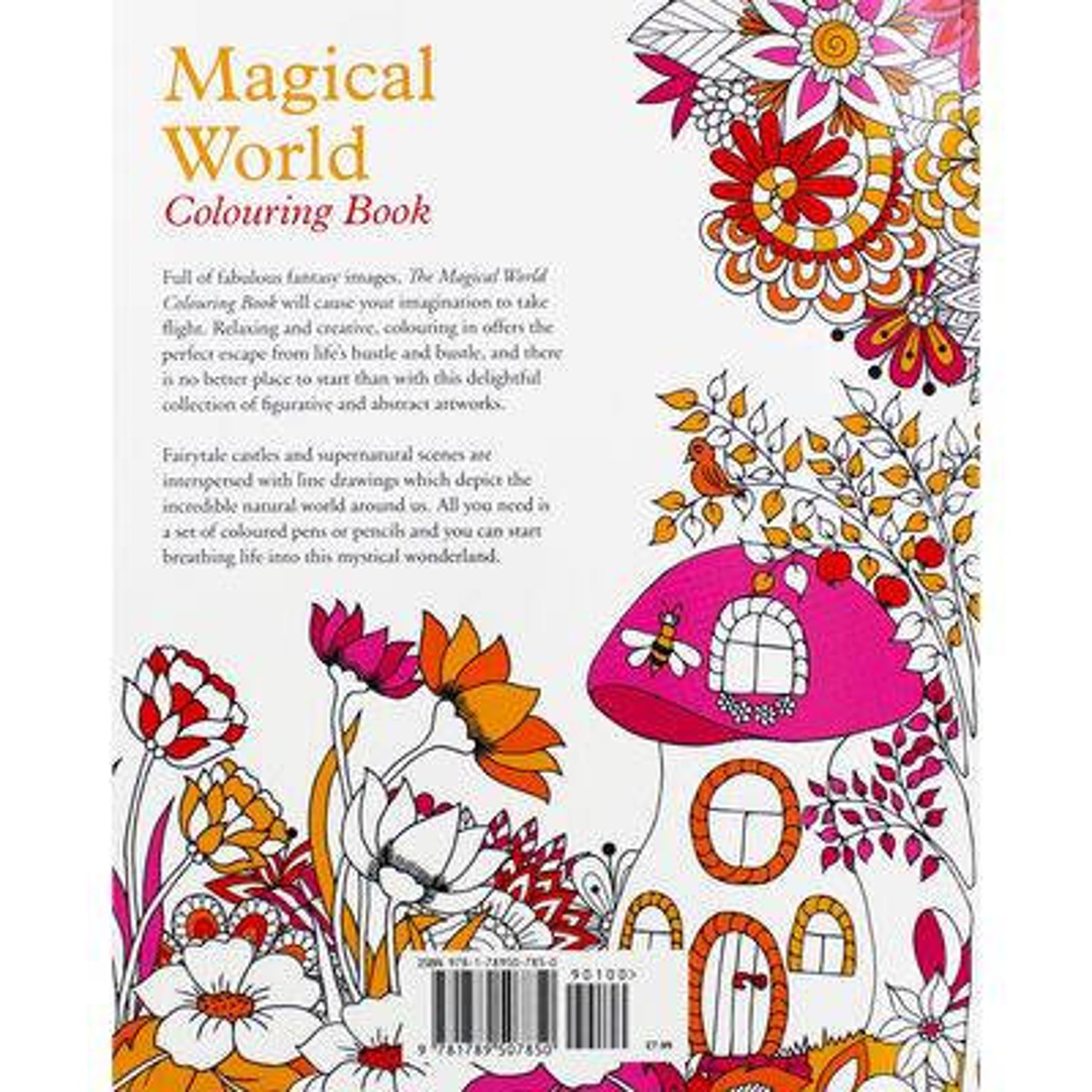Magical world colouring book adult colouring book art | Etsy