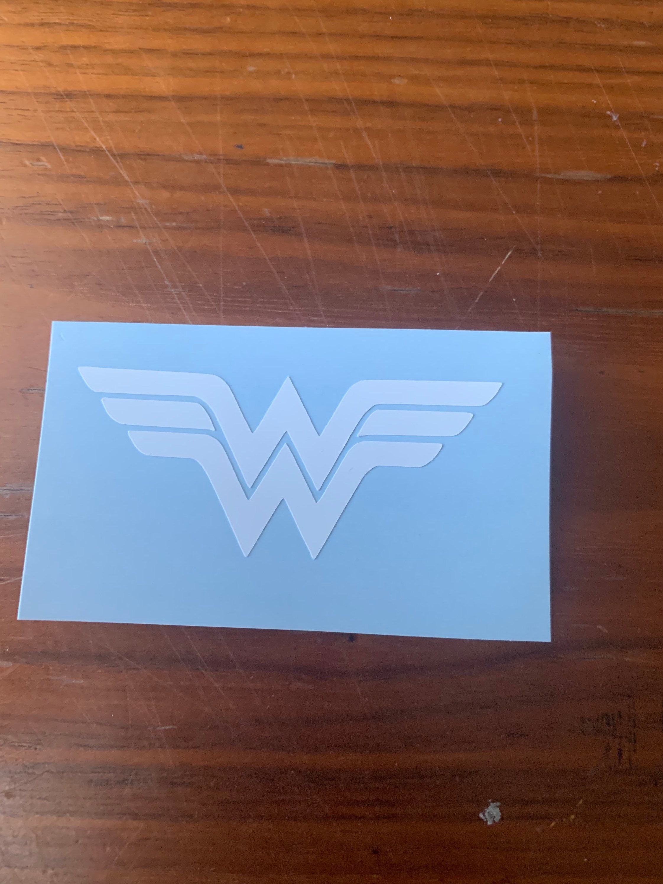 Wonder Woman Logo Decal Sticker, image size:2244x2992
