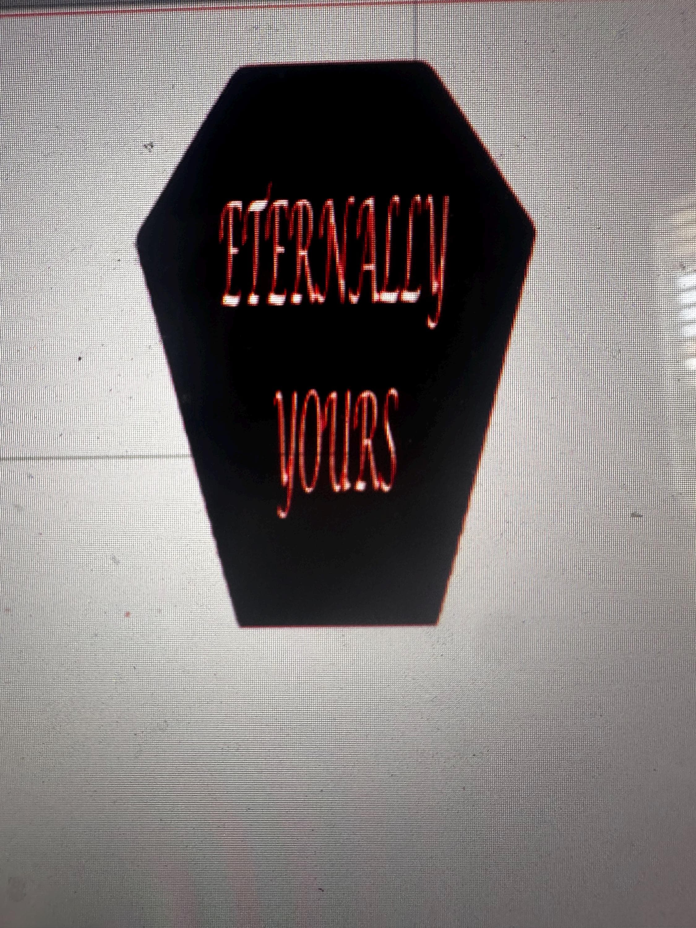 Motionless In White Eternally Yours coffin decal