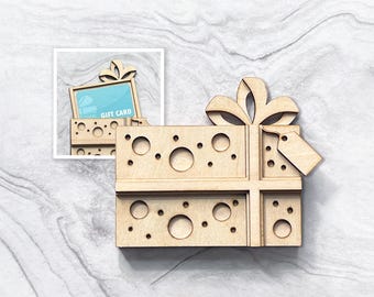 Birthday Present Giftcard Holder, Gift Card Holder, Wood Money Holder, Celebration Gift Card Holder, Birthday Gift Keepsake, Birthday Money