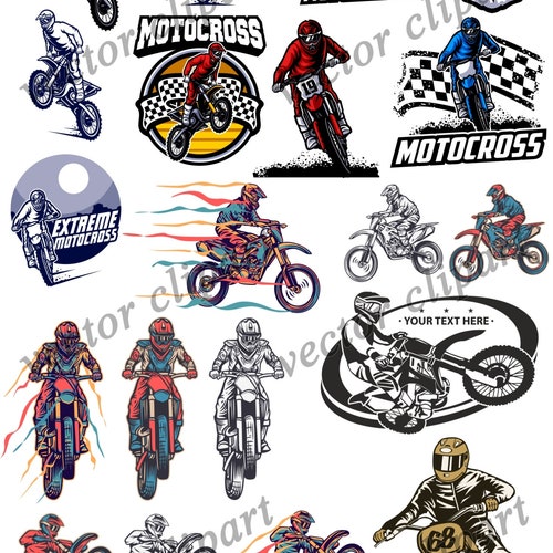 Motocross Svg Dirt Bike Svg Motorcycle Svg Vinyl Motorbike - Etsy