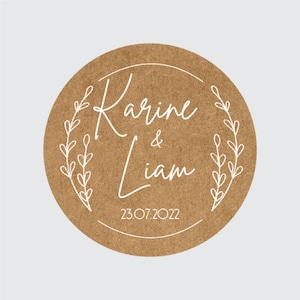 Personalized self-adhesive label - Country foliage