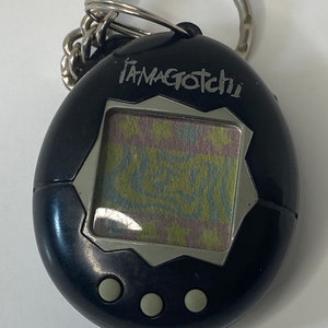 【希少カラー】TAMAGOTCHI ＋COLOR ブラック BANDAI ORIGINAL Tamagotchi Black With Grey Detail - #1800, 1996