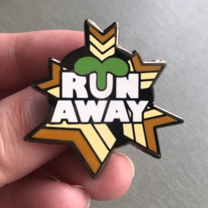 Run Away Stack Maker Sprout 1.5&quot; FFXIV Enamel Pin