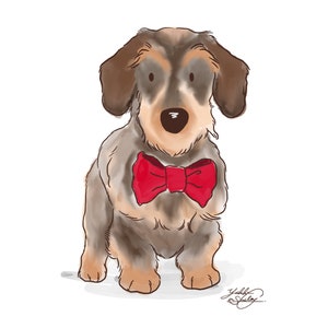 Cartoon Style Pet Portriat, Minimal Pet Watercolor Pet Portrait, Pet Memorial Gift, Dog Painting, Pet Loss Gift, Dog Portraits from Photos