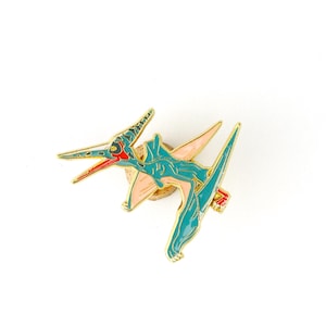 Épingle en émail pour ptéranodon (Pteranodon longiceps)