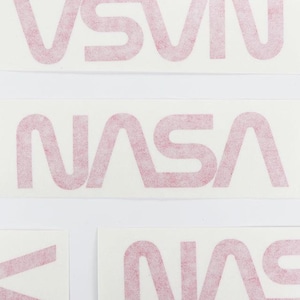 NASA Worm Logo Decal