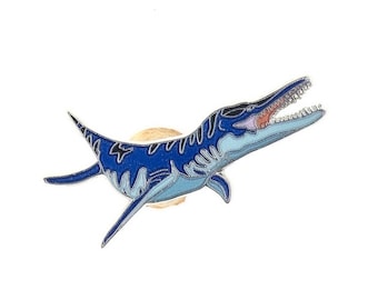 Liopleurodon Emaille Pin (Liopleurodon ferox)