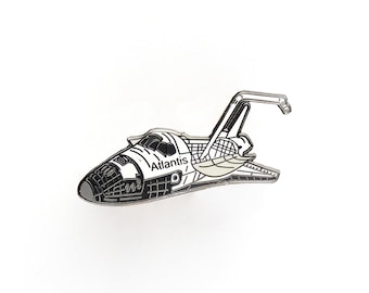 NASA Space Shuttle Atlantis Enamel Pin