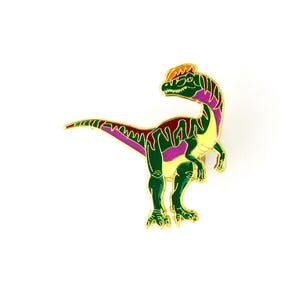 ディロフォサウルス エナメル ピン (ディロフォサウルス ウェザリリ)