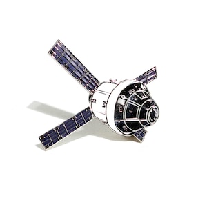 Orion Capsule & Service Module Enamel Pin - NASA Artemis Program